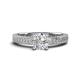 1 - Kaelan 6.50 mm Round Certified Diamond Solitaire Engagement Ring 