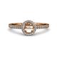 2 - Syna Signature Semi Mount Halo Engagement Ring 