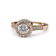 1 - Ara Diamond Halo Engagement Ring 