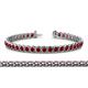 1 - Tiara 3.10 mm Ruby Eternity Tennis Bracelet 