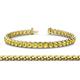 1 - Tiara 3.10 mm Yellow Sapphire Eternity Tennis Bracelet 