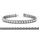 1 - Tiara 3.10 mm White Sapphire Eternity Tennis Bracelet 