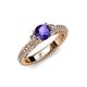 3 - Anora Signature Iolite and Diamond Engagement Ring 