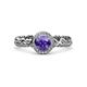 3 - Cora Signature Halo Engagement Ring 