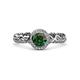 3 - Cora Signature Halo Engagement Ring 