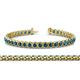 1 - Tiara 3.50 mm Blue Diamond Eternity Tennis Bracelet 