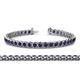 1 - Tiara 3.80 mm Blue Sapphire Eternity Tennis Bracelet 