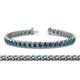 1 - Tiara 3.80 mm Blue Diamond Eternity Tennis Bracelet 