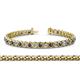 1 - Tiara 3.80 mm Iolite and Diamond Eternity Tennis Bracelet 
