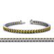 1 - Abril 3.10 mm Citrine Eternity Tennis Bracelet 