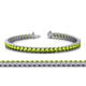1 - Abril 3.10 mm Peridot Eternity Tennis Bracelet 