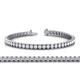 1 - Abril 3.10 mm White Sapphire Eternity Tennis Bracelet 