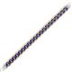 2 - Abril 2.50 mm Iolite Eternity Tennis Bracelet 