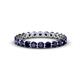 1 - Valerie 2.70 mm Blue Sapphire Eternity Band 