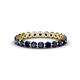 1 - Valerie 2.70 mm Blue Sapphire Eternity Band 