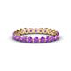 1 - Valerie 2.70 mm Amethyst Eternity Band 