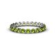 1 - Valerie 2.70 mm Peridot Eternity Band 