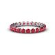 1 - Valerie 2.70 mm Ruby Eternity Band 