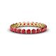 1 - Valerie 2.70 mm Ruby Eternity Band 