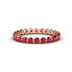 1 - Valerie 2.70 mm Ruby Eternity Band 