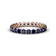 1 - Valerie 2.70 mm Blue Sapphire Eternity Band 