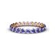 1 - Valerie 2.70 mm Tanzanite Eternity Band 