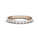 1 - Valerie 2.70 mm White Sapphire Eternity Band 