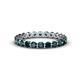 1 - Valerie 2.70 mm London Blue Topaz Eternity Band 