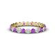 1 - Valerie 2.70 mm Amethyst and Diamond Eternity Band 