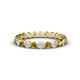 1 - Valerie 2.70 mm Citrine and Diamond Eternity Band 