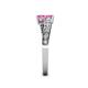 4 - Olena Pink Sapphire with Side Diamonds Bypass Ring 