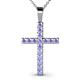 1 - Aja Tanzanite Cross Pendant 