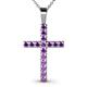 1 - Aja Amethyst Cross Pendant 