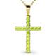 1 - Aja Peridot Cross Pendant 