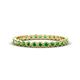 1 - Arria 2.00 mm Green Garnet Eternity Band 