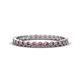 1 - Arria 2.00 mm Pink Tourmaline Eternity Band 