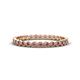 1 - Arria 2.00 mm Pink Tourmaline Eternity Band 