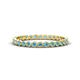 1 - Arria 2.00 mm Blue Topaz Eternity Band 
