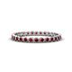 1 - Arria 2.00 mm Red Garnet Eternity Band 