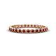 1 - Arria 2.00 mm Red Garnet Eternity Band 