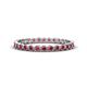 1 - Arria 2.00 mm Ruby Eternity Band 