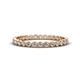 1 - Arria 2.00 mm White Sapphire Eternity Band 