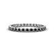 1 - Arria 2.00 mm Black Diamond Eternity Band 