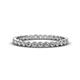 1 - Arria 2.00 mm White Sapphire Eternity Band 