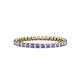1 - Clarissa 2.00 mm Princess Cut Tanzanite Eternity Band 