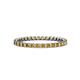 1 - Clarissa 2.00 mm Princess Cut Citrine Eternity Band 