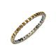 3 - Clarissa 2.00 mm Princess Cut Citrine Eternity Band 
