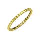 3 - Clarissa 2.00 mm Princess Cut Yellow Sapphire Eternity Band 