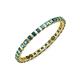 3 - Clarissa 2.00 mm Princess Cut London Blue Topaz Eternity Band 