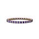 1 - Clarissa 2.00 mm Princess Cut Blue Sapphire Eternity Band 